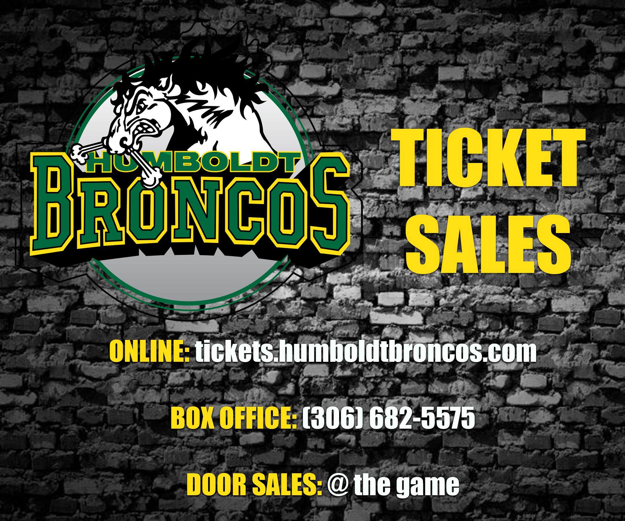 Tickets  Humboldt Broncos